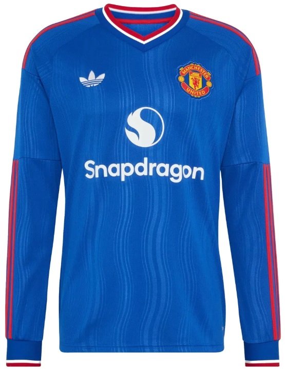 Camisa II Manchester United 2026 2027 Adidas oficial manga comprida